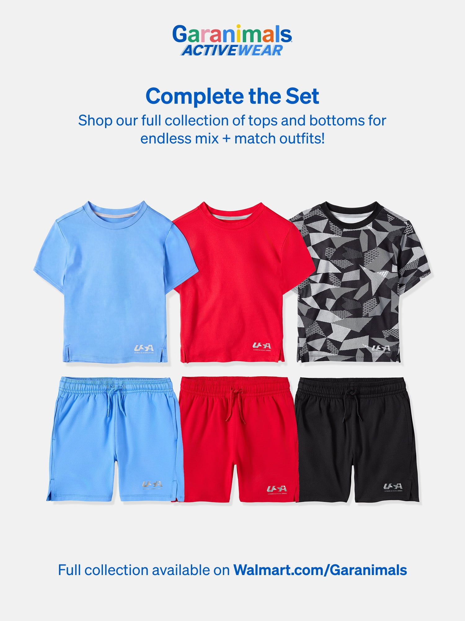 Garanimals Activewear Toddler Boy Athletic T-Shirts, 3-Pack, Sizes 2T–6T