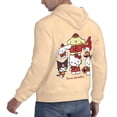 thumbnail image 4 of Lsque Sanrio Pattern Casual Men's Hoodie,Hooded Sweatshirt with Kangaroo Pocket,Pullover Hoodie-Medium, 4 of 8