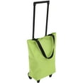 thumbnail image 4 of Chariot de Magasinage Sac Fourre-Tout Poignée à Tirer Sac Fourre-Tout à Roulettes Chariot de Magasinage Portable Pliable avec Roues, 4 of 8