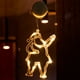 thumbnail image 1 of pstuiky Mini árbol de Navidad de cristal adorno luminoso para árbol de Navidad serie navideña regalo decoración navideña adorno, 1 of 6
