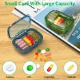 thumbnail image 4 of YQHWQ Moisture-proof travel pill box 3 compartment small pill box, 4 of 5