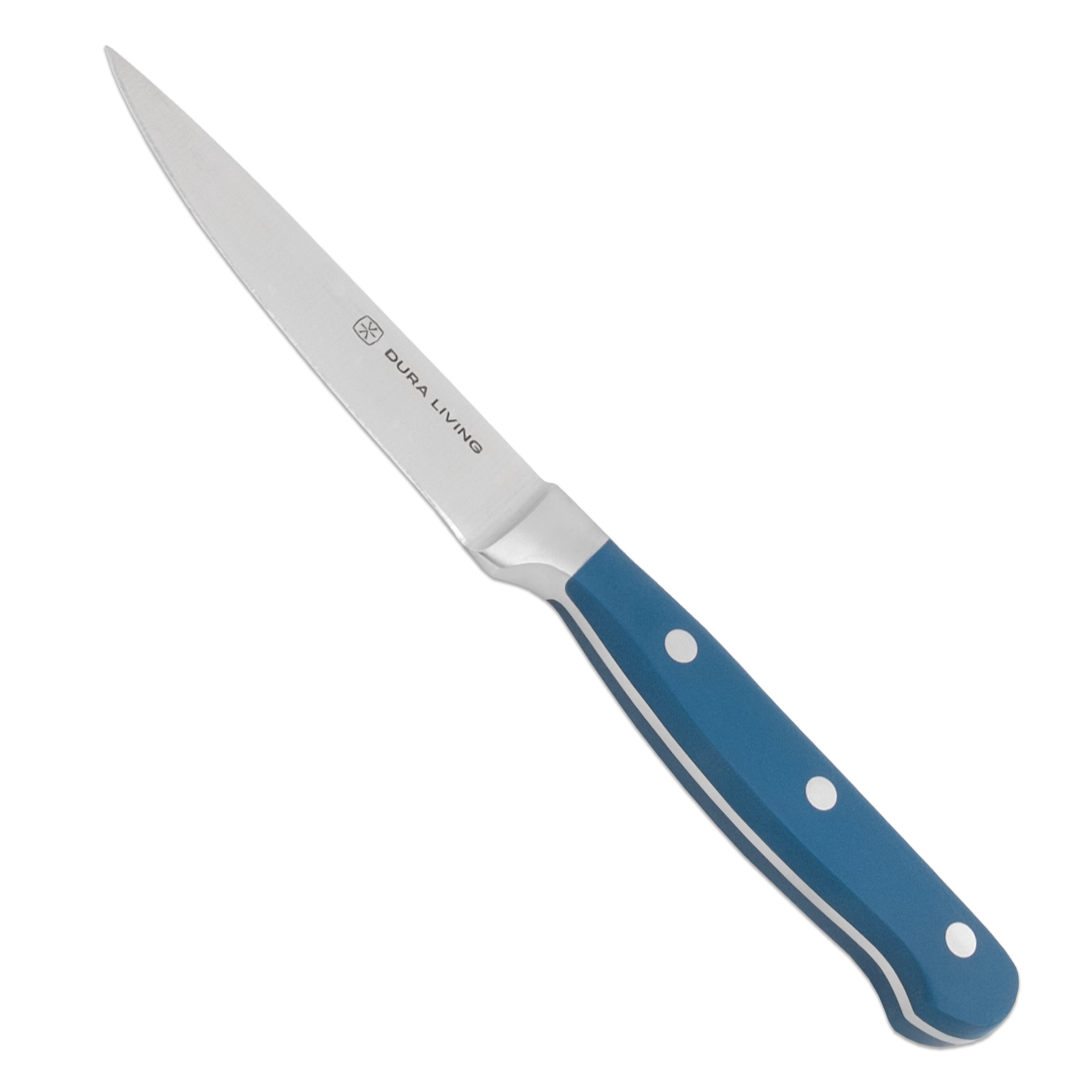 Dura Living 2-Piece Kitchen Knife Set - Classic Forged - High Carbon Stainless Steel blades, Royal Blue