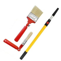 EZ Paint Brush | Angle Adjustable Flat Trim Paintbrush Set with Extension Pole