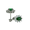 Green, variant on ZURSANA Earrings for Women, 925 Sterling Silver Sunflower Small Earings, Eye of Nature Design, Birthday and Christmas Gift for Women