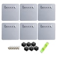 thumbnail image 1 of AMLESO Picture Hangers Set Decor Clocks Heavy Duty Wall Mounting Wall Hanging Hooks 6pcs, 1 of 8