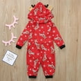 thumbnail image 5 of GRNSHTS Christmas Matching Family Jumpsuits Xmas Reindeer Hooded Onesies Zipper Romper Holiday Costume Sleepwear, 5 of 6