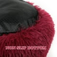 thumbnail image 5 of Round Plush Pet Bed for Dogs & Cats,Fluffy Soft Warm Calming Dog Bed Sleeping Kennel Nest,20 x 20 x 8", 5 of 5