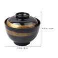 thumbnail image 4 of Miangastore Ramen Bowl Black 1Set 4.3x3.5x3.5in, 4 of 9