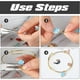 thumbnail image 4 of Handyman Crafts Kit de anillos de salto abiertos para hacer joyas, llaveros y conectores de collares, 4 of 5