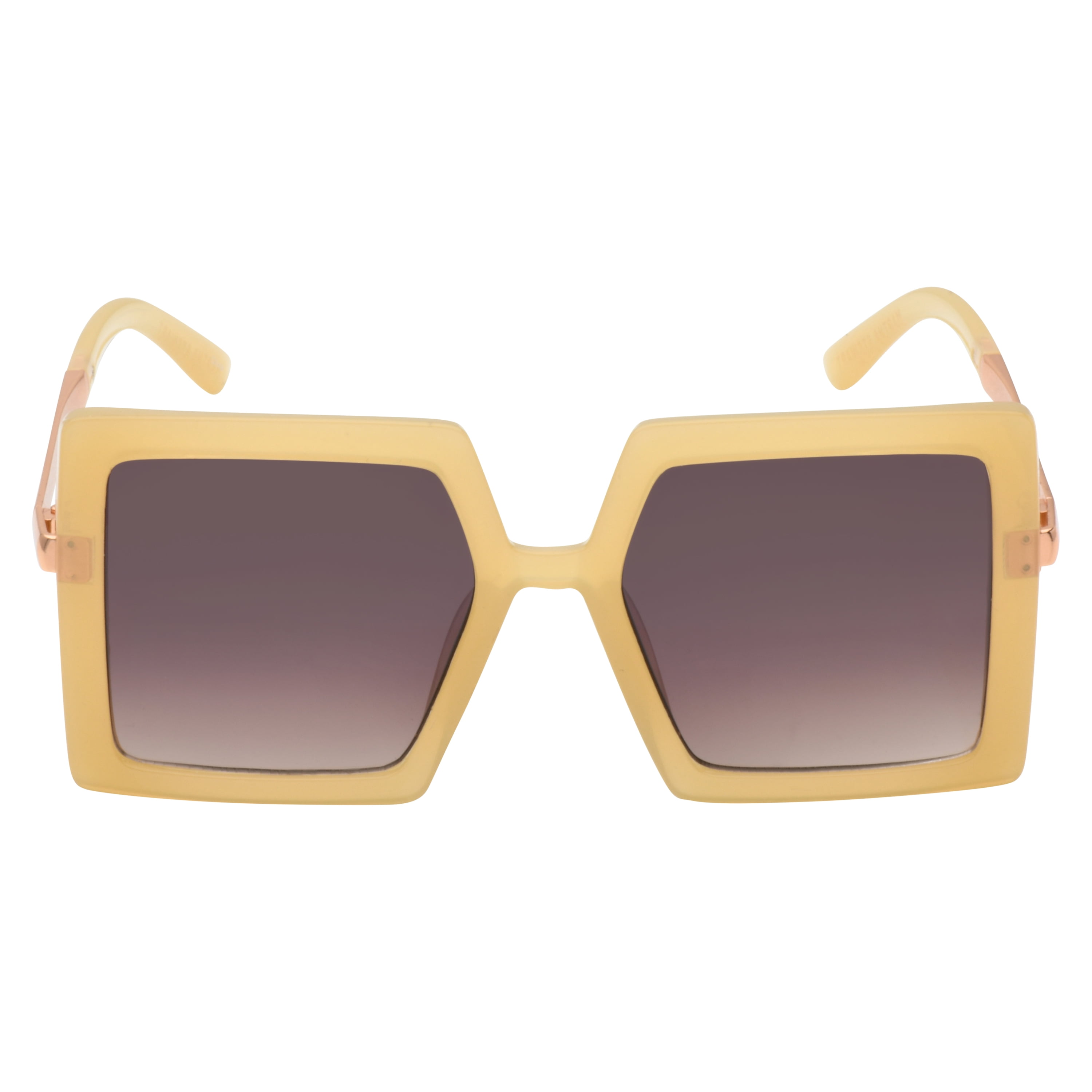 Martha Stewart Women's MS147 Oversized UVA and UVB Protective Square Fashion Sunglasses, 54mm