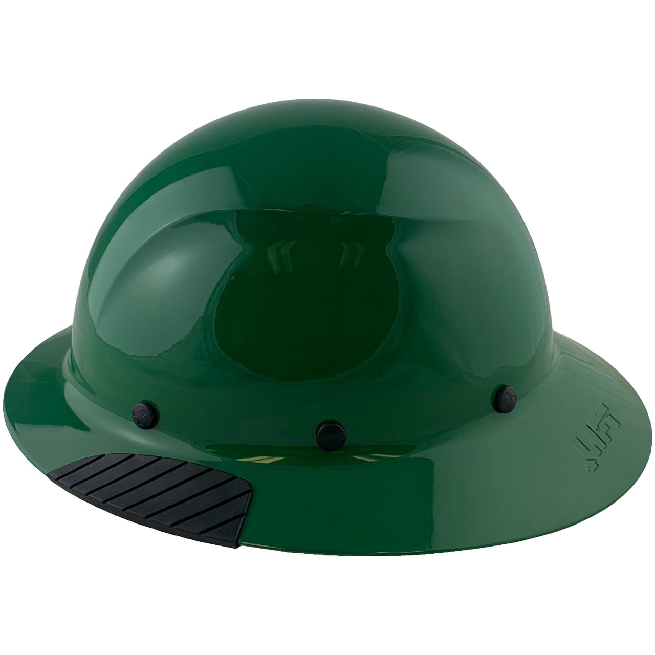 DAX Fiberglass Composite Hard Hat - Full Brim Factory Green with Tote