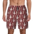 thumbnail image 2 of Goofa Autumn Scarecrow Harvest Joy Printed Men's Swim Trunks Board Shorts Quick Dry Mens Swimming Trunks with Compression Liner,Breathable Fit Hawaii Beach Shorts-Small, 2 of 9