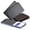 Deep Black and Deep Black, variant on Wallet Tracker Card 2Pack, Bluetooth Tracker with Apple Find My(iOS Only), Rechargeable Thin Smart Card Wallet Finder, Item Finder for Luggage/Passport/Phone/Keys, IP68 Waterproof Black, FCC Approved