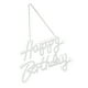 thumbnail image 1 of LED NEON Happy Birthday NEON NEON, Luz Acrílico Acrílico Light Up Happy Letter Decoración De La Pared Con Cadena Colgante, 15.7x12.2in, Adecuado Para Bar, Cafés, Fiesta,, 1 of 7