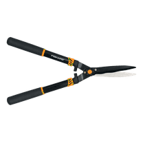 Fiskars Wavy-Blade Hedge Shears with Adjustable Blades (25"), 1 Count, Black
