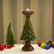 thumbnail image 2 of Candelabro de árbol de Navidad para el hogar, sala de estar, porche, escritorio, ambiente festivo, decoración, estante para velas, adorno, S, 2 of 5