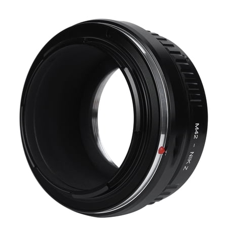 YAHHU Aluminum Alloy Lens Mount Adapter Ring for M42 Mount Lenses to Nikon Z Mount Cameras Z6 Z7