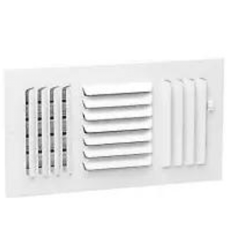 New Hart & Cooley 303M84 - 8x4 Ceiling/Sidewall Curved Blade Three-Way Register