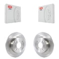 thumbnail image 1 of CMX Rear Disc Brake Rotors Pair for Car 2018-2021 Ford EcoSport FWD K8-101782, 1 of 8