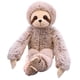 thumbnail image 1 of Muñeca de peluche con dibujos animados de perezosos, niña rosa, marrón, 50 cm, 1 of 1
