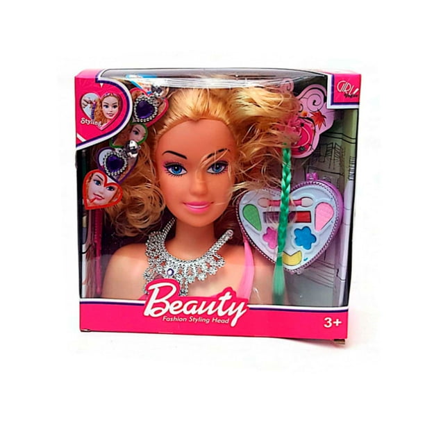 Cabeza Para Maquillar Y Peinar Toy Mark Beauty Maquillaje Bodega