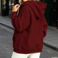 thumbnail image 6 of Njagoc3 Women Hoodies Sweatshirts Sweaters Hooded Oversized Long Sleeve Crewneck Shirts Fall Winter Outfits Pocket, 6 of 6