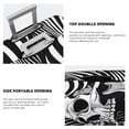 thumbnail image 3 of Gukieu Psychedelic Skull Illusion Art Print Suitcase Protective Cover, Elastic Zipper Buckle Suitcase Protective Cover, Suitable for Travel, Business Trip-Small, 3 of 7