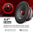 thumbnail image 2 of Altavoz DS18 PRO-X6BM de 6,5 pulgadas, 250 W RMS, 8 ohmios, 500 W como máximo, 2 of 8
