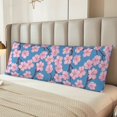 thumbnail image 2 of Rateoe Long Body Pillow Cover, 20x54 Inches Body Pillow Cases, Soft Brushed Microfiber Zipper Design, Orchids Flowers -Pillows Not Included, 2 of 7
