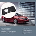 thumbnail image 2 of Car Hood Insulation Pad, Fits For ​​​​City 2008-2014, Engine Bay Heat Shield Sound Deadener, Hood Heat Shield Engine Waterproof Thermal Barrier​., 2 of 6