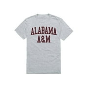 AAMU Alabama A&M University Mens Game Day Tee T-Shirt Heather Grey