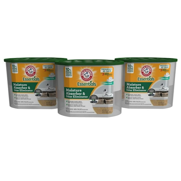 Absorbedor de humedad Tub Arm & Hammer Essentials, paquete de 3, 454 g