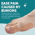 thumbnail image 6 of Bunion Tape Bunion Tape Corrector Precut Bunion Corrector Tape Toe Alignment Foot Support Kinesiology Foot Tape Breathable Latex Free Pre Cut Wrap Black Beige 2pcs Pack, 6 of 9