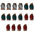 thumbnail image 2 of Sonducket Suéter femenino a cuadros de manga larga para mujer a cuadros de manga larga para mujer sudadera Prendas para la parte del cuerpo negro XXL, 2 of 3