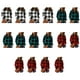 thumbnail image 5 of Guardurnaity Jersey femenino a cuadros de manga larga para mujer, sudadera deportiva con parte inferior dividida, sudadera informal para chica Prendas para la parte del cuerpo Verde METRO, 5 of 6