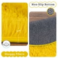 thumbnail image 6 of SARAG 5x7 Bedroom Fluffy Rug, Puffy Carpet for Living Room Kids Baby Girls Teen Dorm Home Decor Aesthetics Nursery,Yellow, 6 of 8