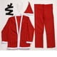 thumbnail image 2 of Disfraz de Papá Noel para hombres y mujeres, uniforme de arlequín travieso de circo divertido, decoración de fiesta de Navidad, Cosplay, nuevo, 1 Juego, 2 of 7