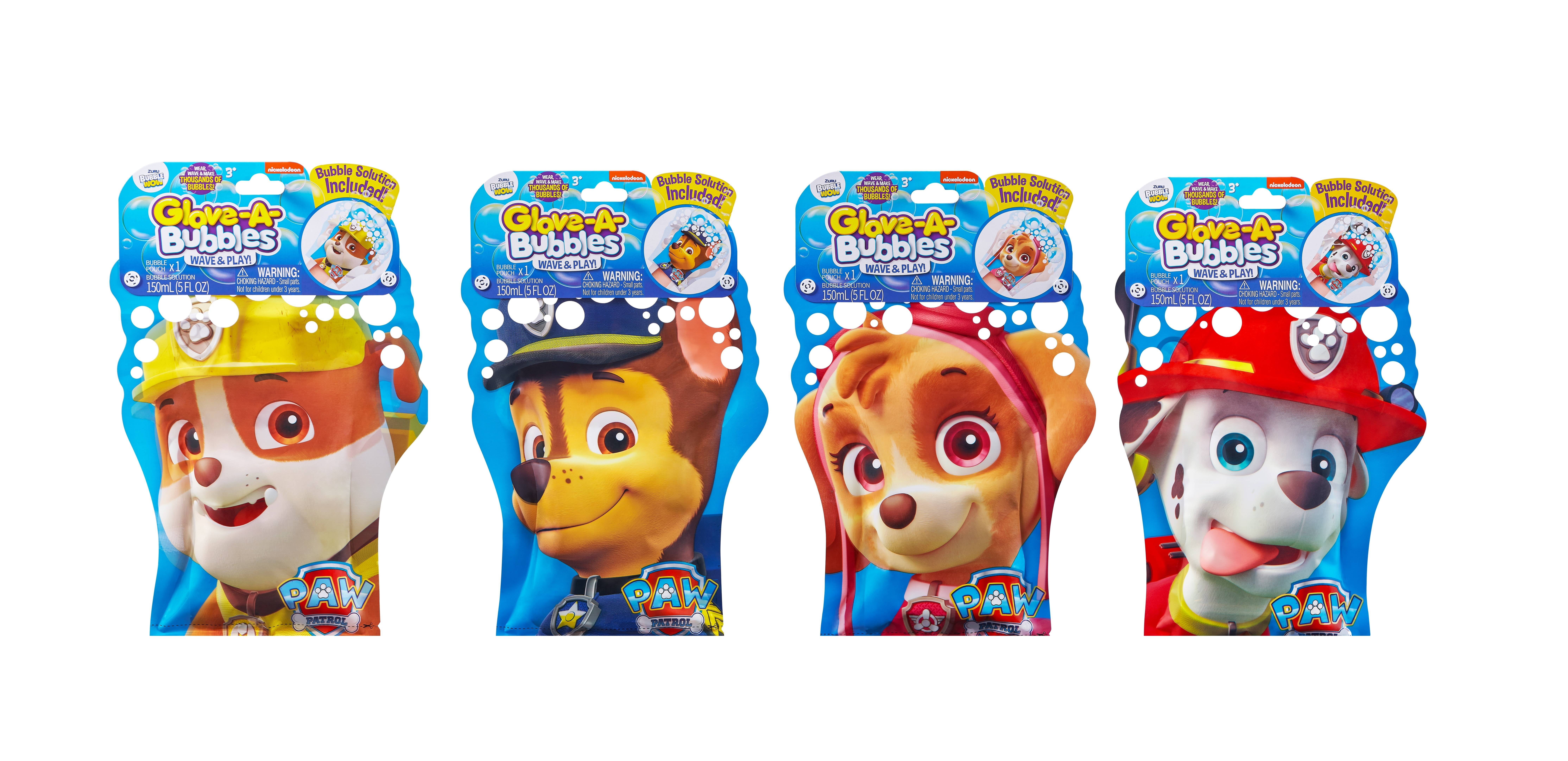 PAW PATROL Personalized Birthday Party Favors pack of 12 Bubbles 
