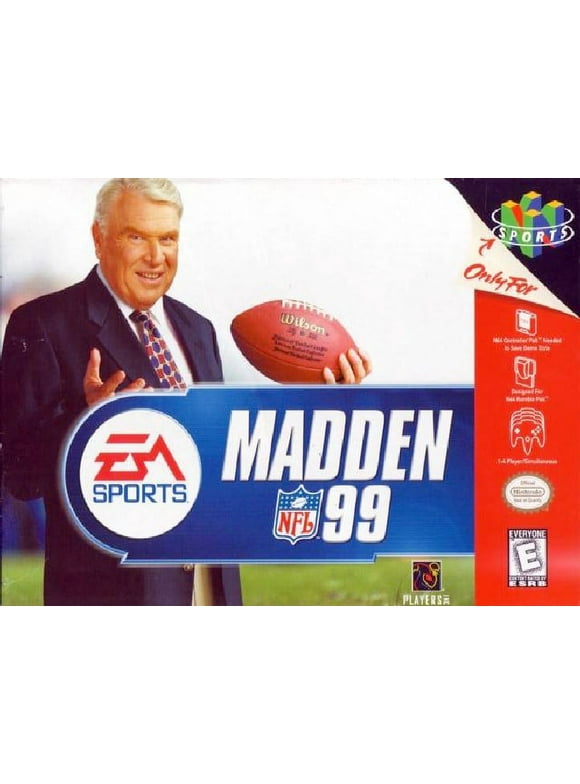 Restored Madden NFL 99 (Nintendo 64, 1998) (Refurbished)