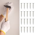 thumbnail image 2 of 310pcs Point Tip Steel Nails Wall Cement Nails Concrete Nails Hardened Nails, 2 of 4