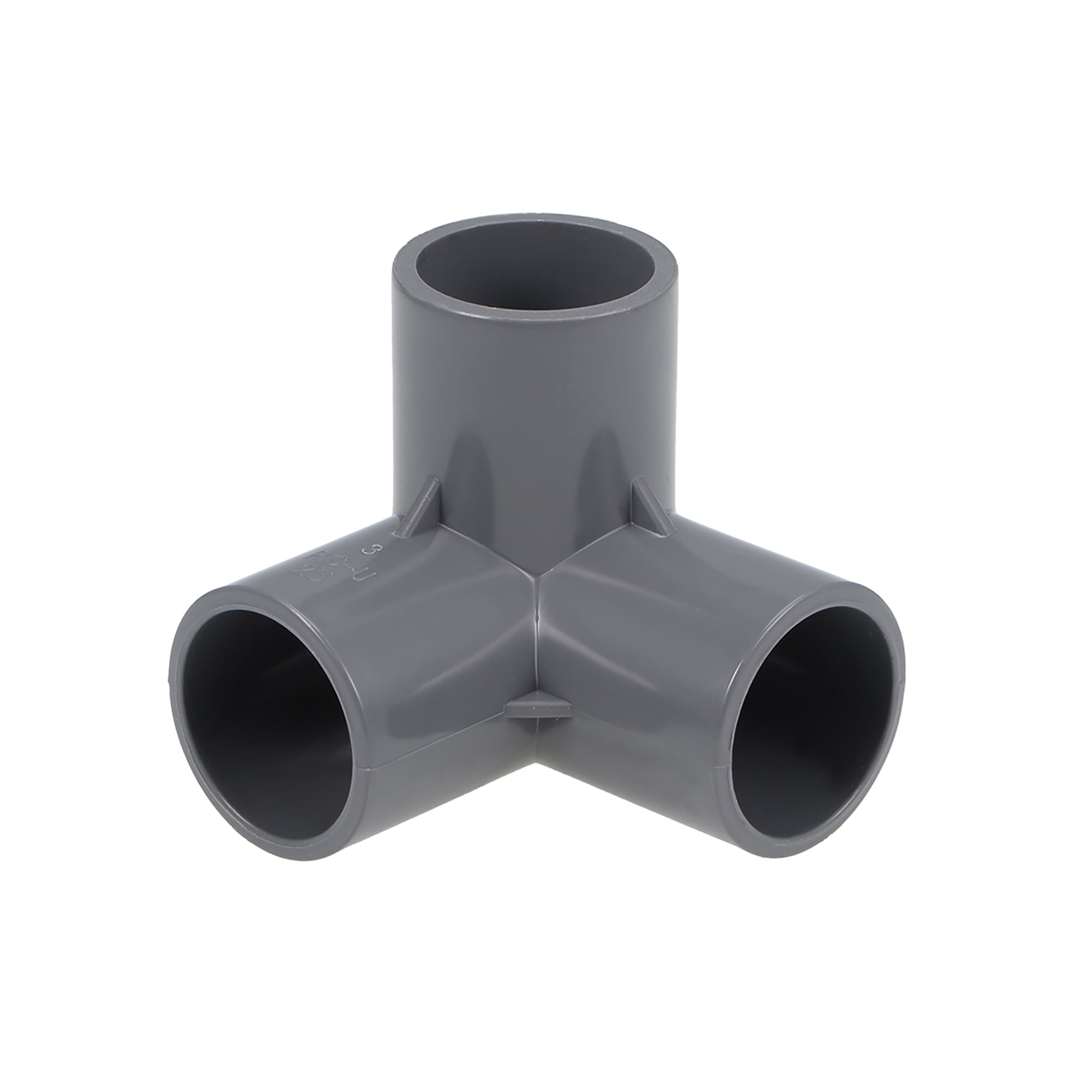 3 Way Elbow PVC Pipe Fitting Furniture Grade 3 4 inch Size Tee Corner 