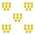 thumbnail image 1 of ZheElen Decorative And Easy-to-install Flower Pulls Knobs For Unique Touch Wide Range yellow 5Set, 1 of 6