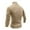 Khaki, variant on Fashion Top for Men - Men's High Neck Slim Fit Wool Knit Pullover Sweater for Warmth and Style Slimming T-shirt,Beige,XXL