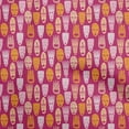 thumbnail image 1 of oneOone Viscose Chiffon Fuschia Pink Fabric Halloween Sewing Material Print Fabric By The Yard 42 Inch Wide, 1 of 5