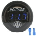 thumbnail image 2 of Universal LED DC Digital Voltmeter Voltage Meter Car Battery Gauge Touch Switch for Car Motorcycle Boat, 2 of 8