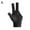 Black grey, variant on COCEQUC Billiard Gloves 3 Fingers Pool Table Training Gloves Breathable Slip-proof W I1W5