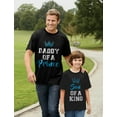 thumbnail image 4 of Daddy Of a Prince & Son Of a King Father & Toddler Boy Matching Set T-Shirts Daddy Black XX-Large / Son Black 3T, 4 of 8