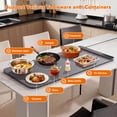 thumbnail image 3 of Extra Large Warming Mat for Food 35"x16", Electric Food Warmer Trays for Parties Buffet, 6 Temp Levels & 6-Hour Timer, Auto Shut-Off, Full Surface Heating, Gray, 3 of 8