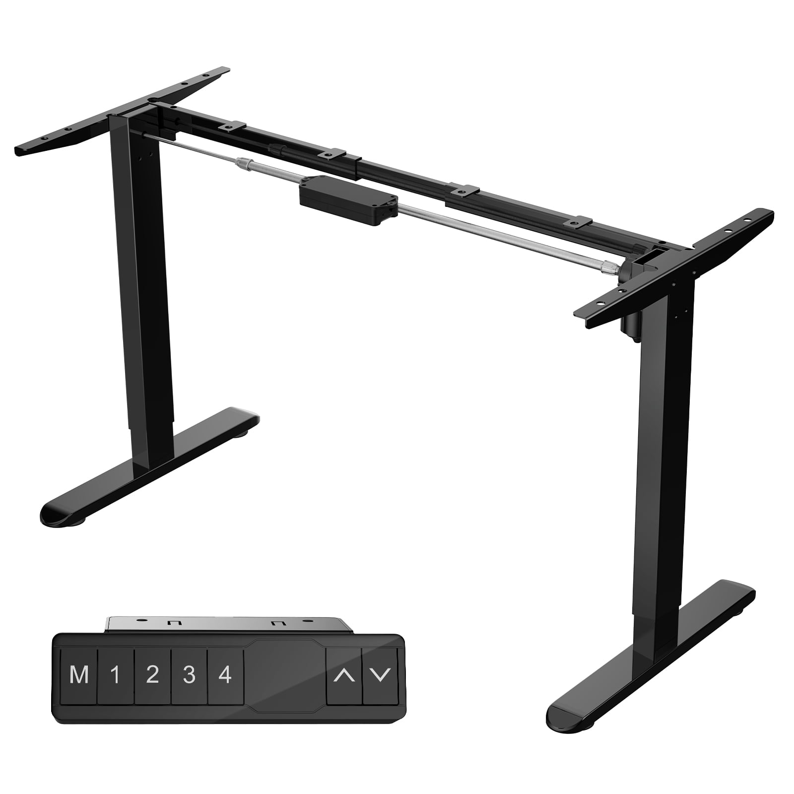 AIMEZO 2Stage Electric Height Adjustable Desk Base, Single Motor Ergonomic Standing Desk Frame