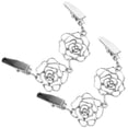 thumbnail image 3 of Shisuyan 2 Pcs Collier Cardigan Clip Alliage Argent Style Rétro Anti-Espionnage pour Femmes, 3 of 8